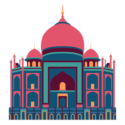 Hindu temple illustration PNG Design