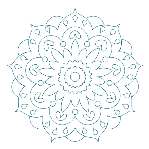 Download Holi festival mandala línea - Descargar PNG/SVG transparente