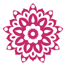 Holi mandala icon PNG Design
