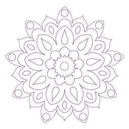 Símbolo da mandala holi Desenho PNG