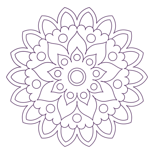 Mandala de holi indio - Descargar PNG/SVG transparente