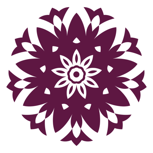 ícone de mandala de holi indiano Desenho PNG