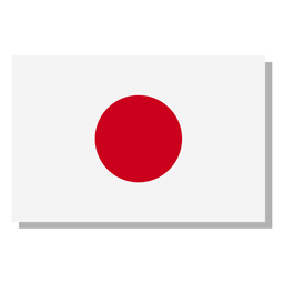 Ícone do idioma da bandeira do Japão