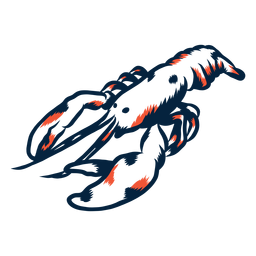 Lobster duotone PNG Design Transparent PNG