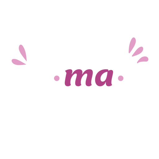 Ma französischer Textaufkleber PNG-Design