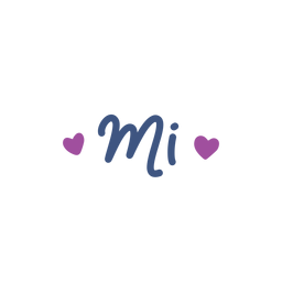 Mi spanish heart text sticker PNG Design Transparent PNG