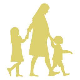 Free Free 246 Silhouette Dad Walking With Son And Daughter Svg SVG PNG EPS DXF File