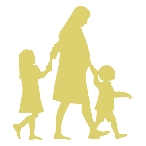 Download Mother daughter pregnancy son child kid silhouette ...