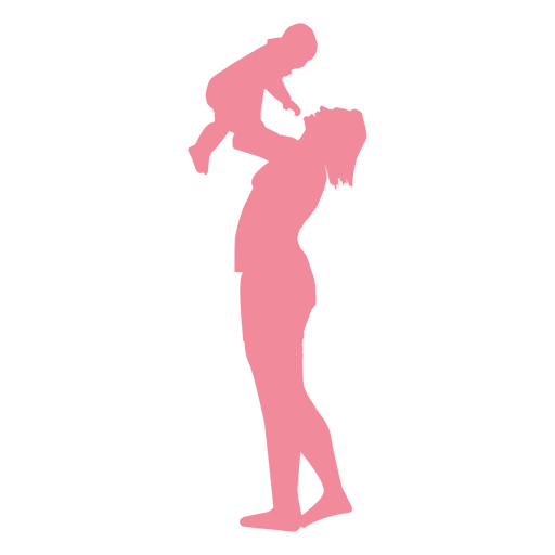Download Mother happiness child kid silhouette - Transparent PNG ...