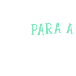 Para a portuguese text sticker PNG Design