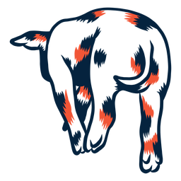 Pig retrovisor duotônico Desenho PNG