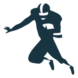 Player Helmet Ball Outfit Football Silhouette PNG & SVG Design For T-Shirts
