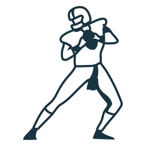 Bola de futebol com capacete de jogador Desenho PNG