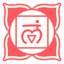 Símbolo del chakra raíz Diseño PNG