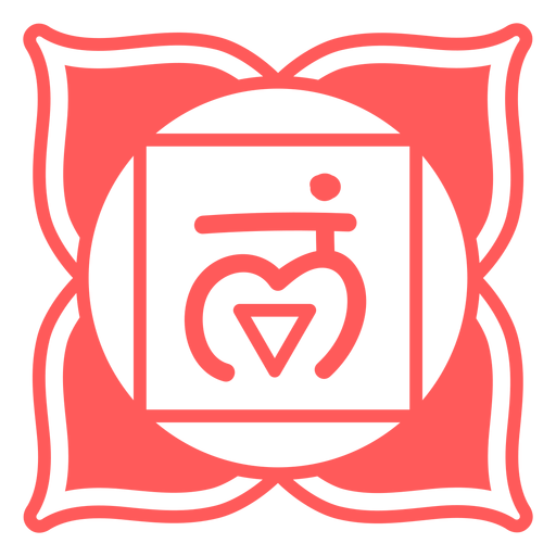 Wurzel-Chakra-Symbol PNG-Design