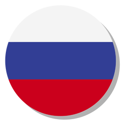 Russland Flaggensprache Icon Kreis PNG-Design