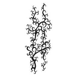 Sharp musical symbol swirl PNG Design