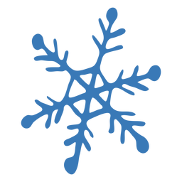 Snowflake crystal pattern hexagon sticker PNG Design Transparent PNG