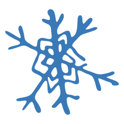Snowflake crystal pattern sticker PNG Design Transparent PNG