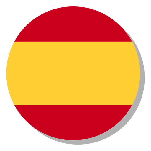 Spain Flag Language Icon Circle Transparent Png Svg Vector File