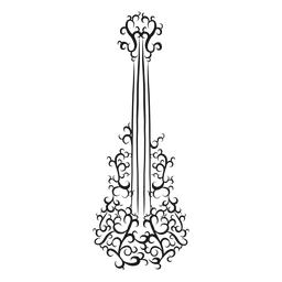 Redemoinho de instrumento musical de guitarra espanhola Desenho PNG