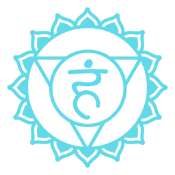 Símbolo del chakra de la garganta Transparent PNG