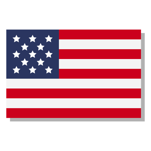 Usa flag language icon
