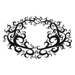 Redemoinho de símbolo musical de nota inteira Desenho PNG