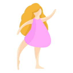 Woman ballet dance PNG Design