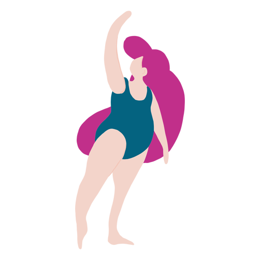 Woman ballet pose PNG Design