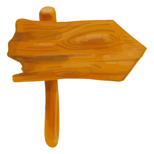 wooden arrow sign png