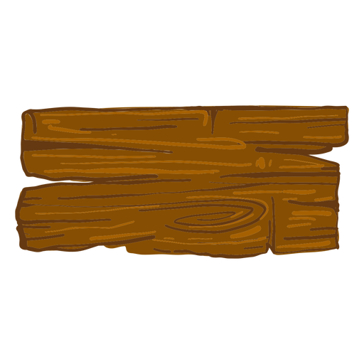 Holzschild PNG-Design