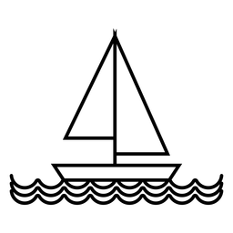 Iate à vela barco à vela golpe de vela Desenho PNG