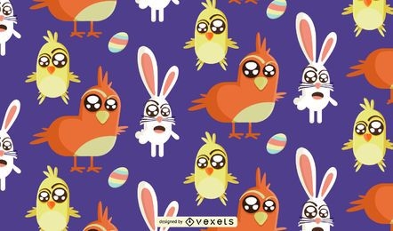 Funny easter Pattern