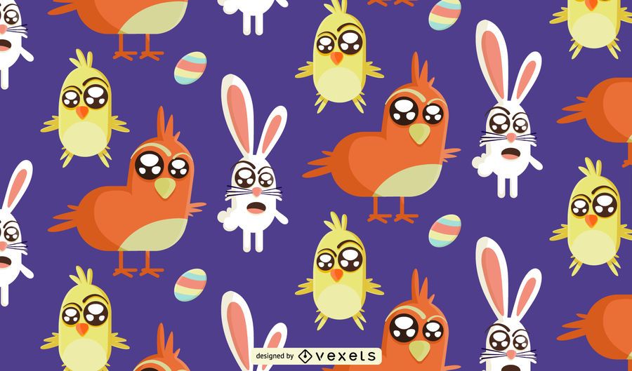 Funny easter Pattern Funny easter Pattern