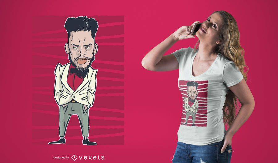 Cool Character T-Shirt Design Cool Character T-Shirt Design