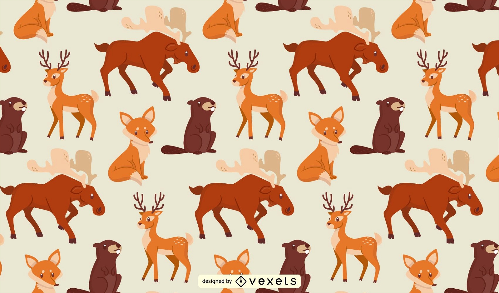Forest animal Pattern 