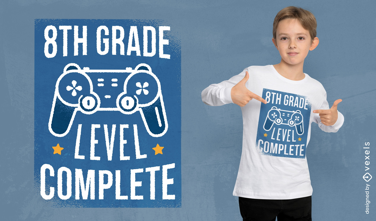 Diseño de camiseta Little Gamer