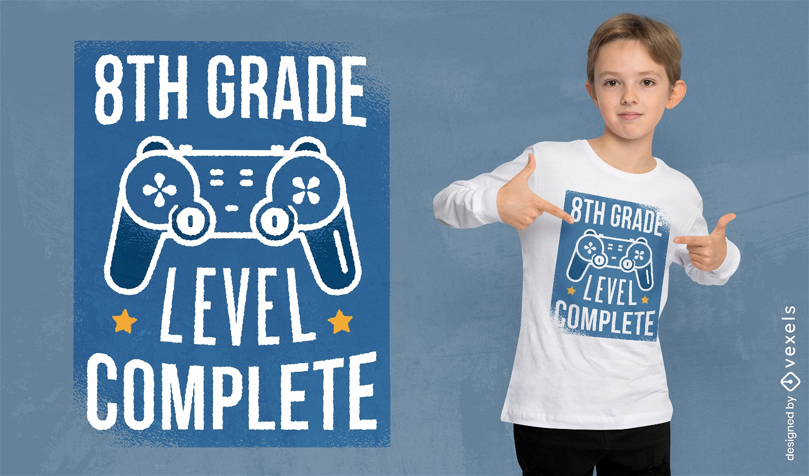 Little Gamer-T-Shirt-Design