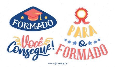 Mensaje de graduado portugués
