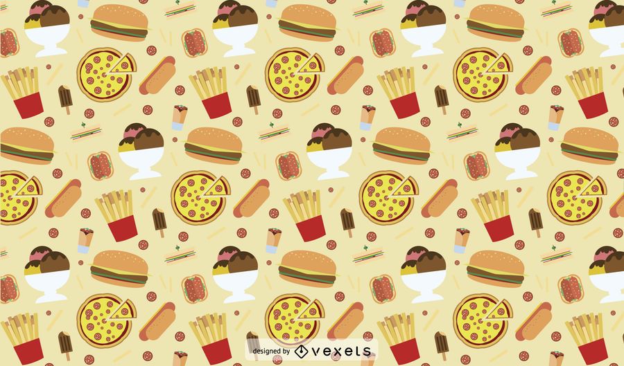 Junk food Pattern Junk food Pattern