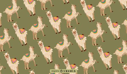 Alpaca Pattern Alpaca Pattern