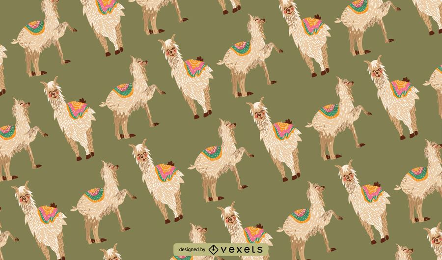 Patrón de alpaca Patrón de alpaca