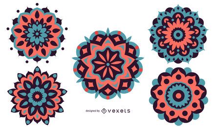 Conjunto de mandalas Conjunto de mandalas