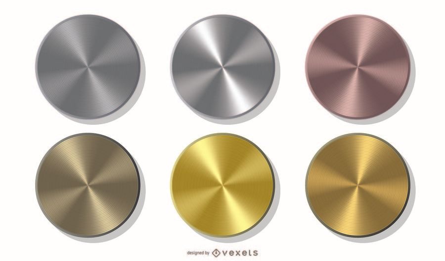 Pack of metallic coins Pack of metallic coins