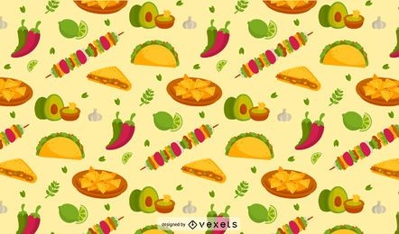 Mexican fFood Pattern