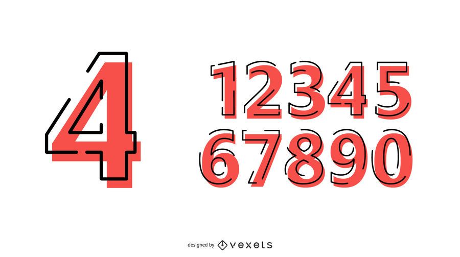 Retro Numbers Retro Numbers