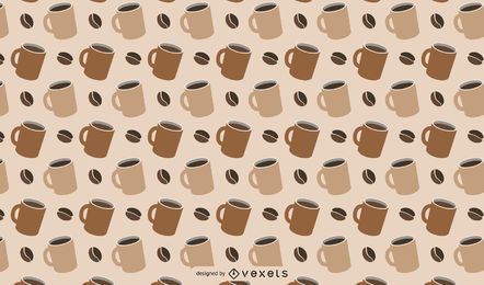 Coffee Themed Pattern Coffee Themed Pattern