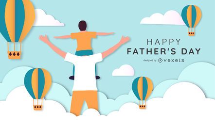 Fathers Day Illustration Design Fathers Day Illustration Design