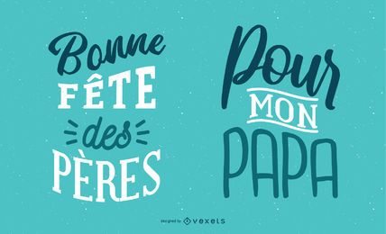 Citas de letras francesas del día del padre